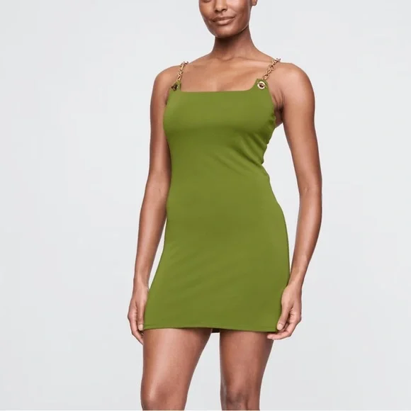 green emerald velvet dress Gaia Dress main image 1